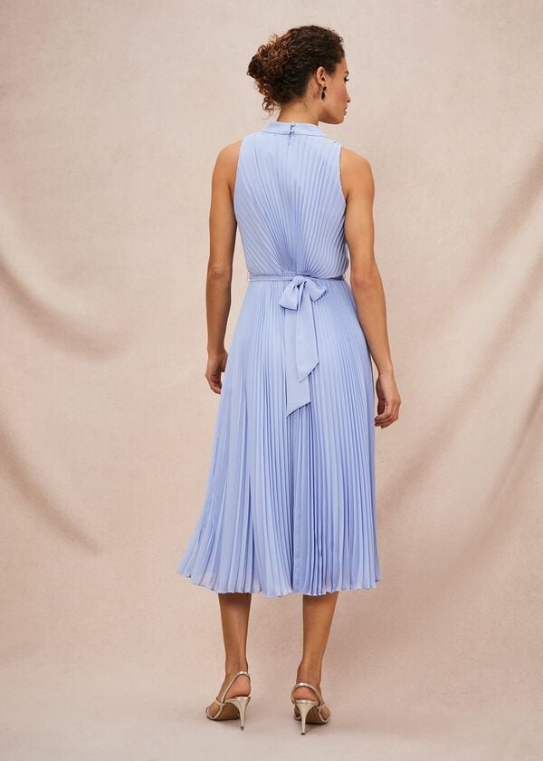Phase Eight Simara Pleated Midi Dress
