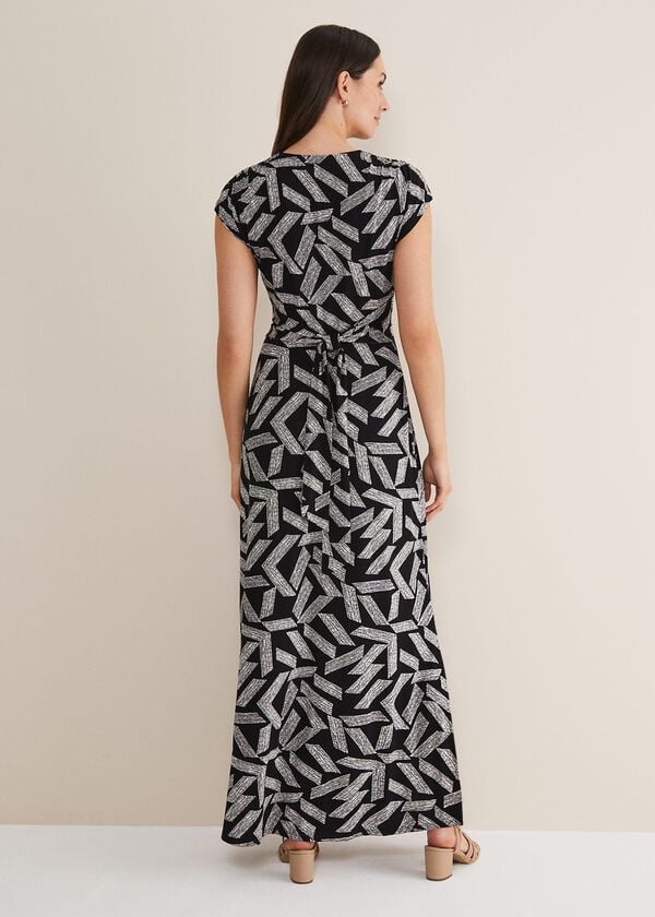 Phase Eight Siobhan Abstract Maxi Dress