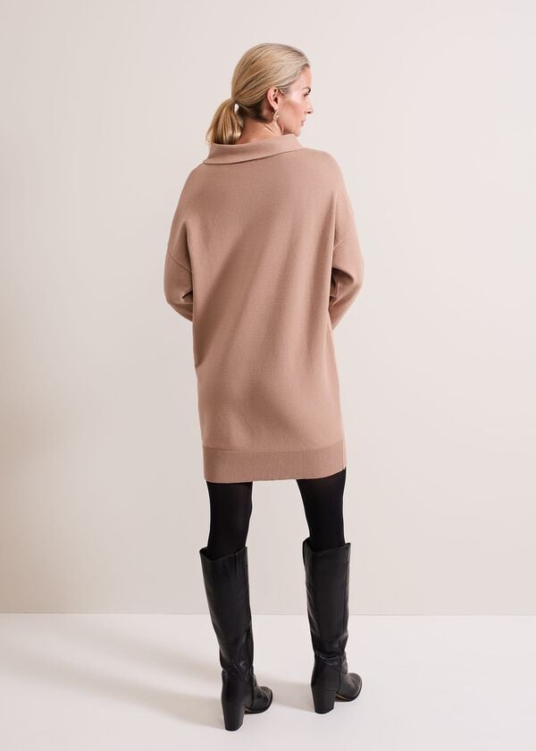 Phase Eight Skylar Funnel Neck Jumper Dress