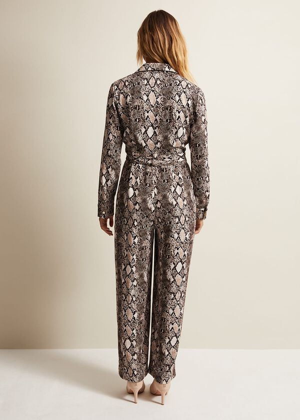 Phase Eight Snake Constance Jumpsuit