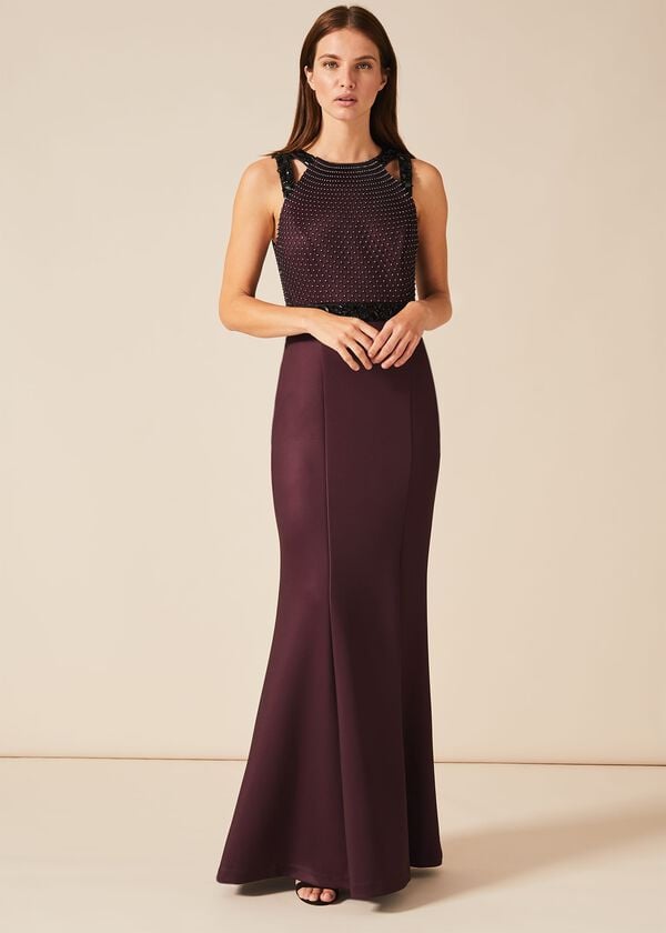 phase eight Sofia Beaded Bodice Dress