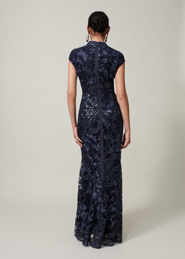 Phase Eight Sofia Embroidered Sequin Dress