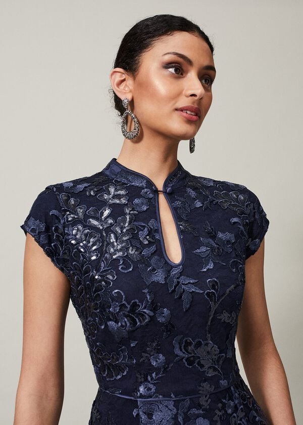 Phase Eight Sofia Embroidered Sequin Dress