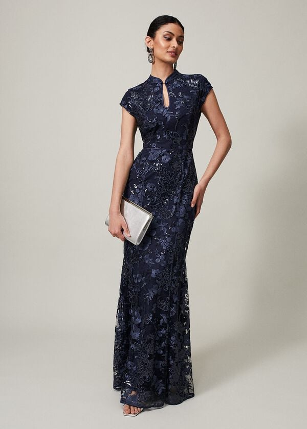 phase eight Sofia Embroidered Sequin Dress