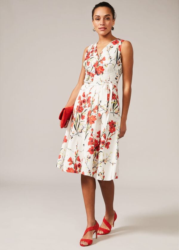 Phase Eight Sofia Floral Cotton Dress