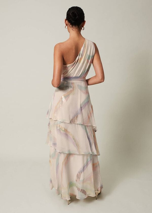 Phase Eight Sonia One Shoulder Silk Maxi Dress