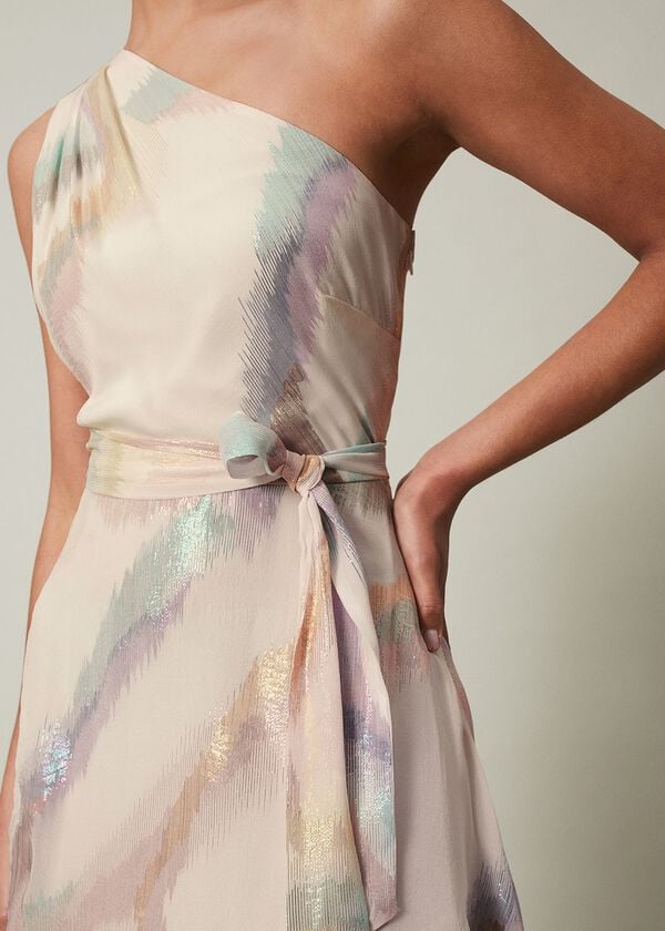 Phase Eight Sonia One Shoulder Silk Maxi Dress