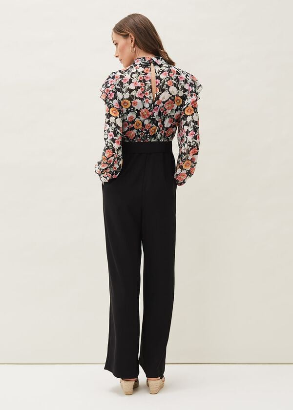 Phase Eight Sophie Floral Print Jumpsuit