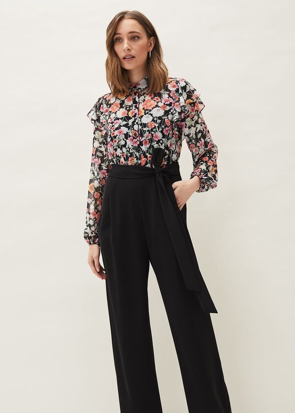 Phase Eight Sophie Floral Print Jumpsuit