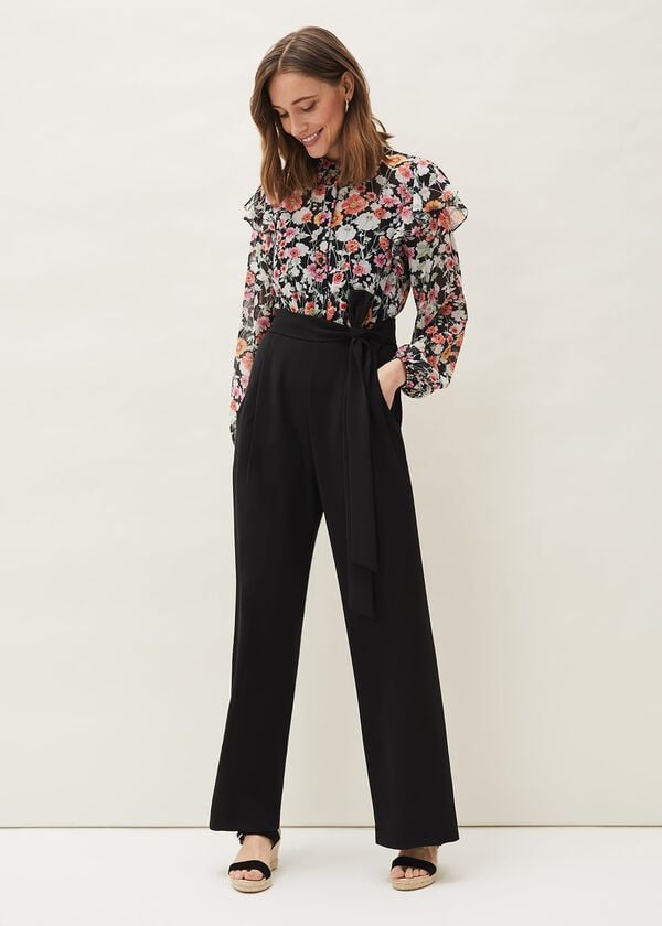 phase eight Sophie Floral Print Jumpsuit