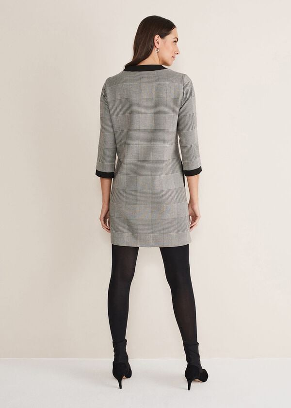 Phase Eight Soraya Check Midi Dress