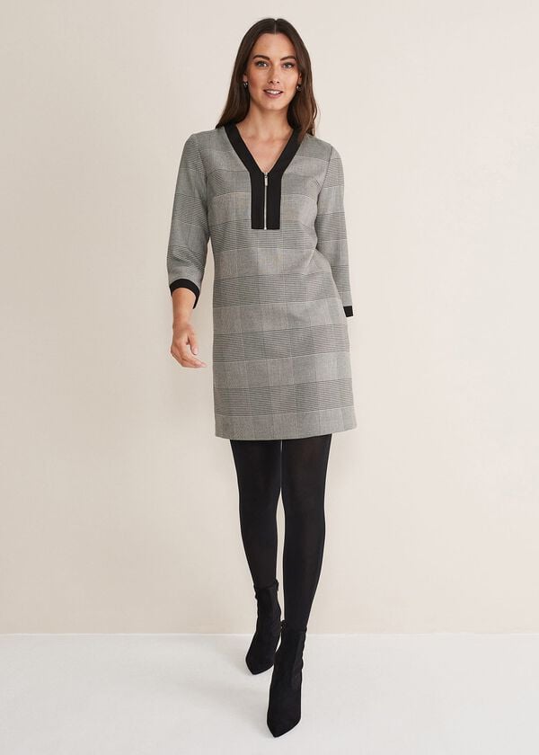 Phase Eight Soraya Check Midi Dress