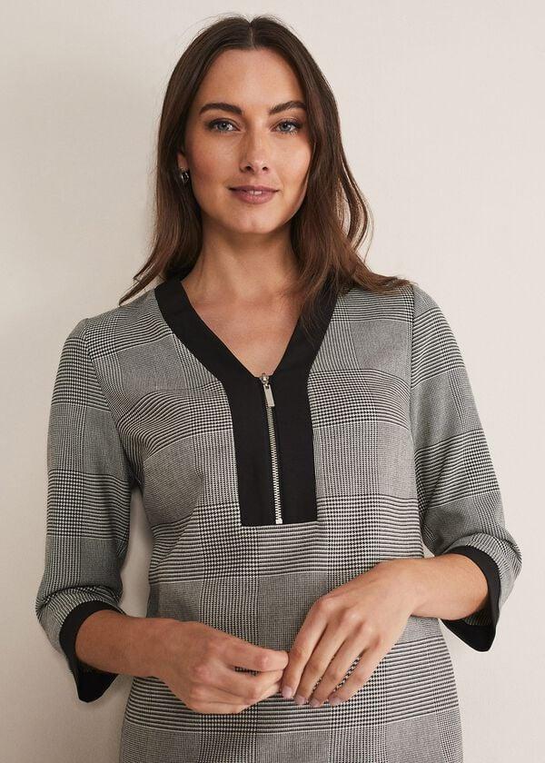 Phase Eight Soraya Check Midi Dress