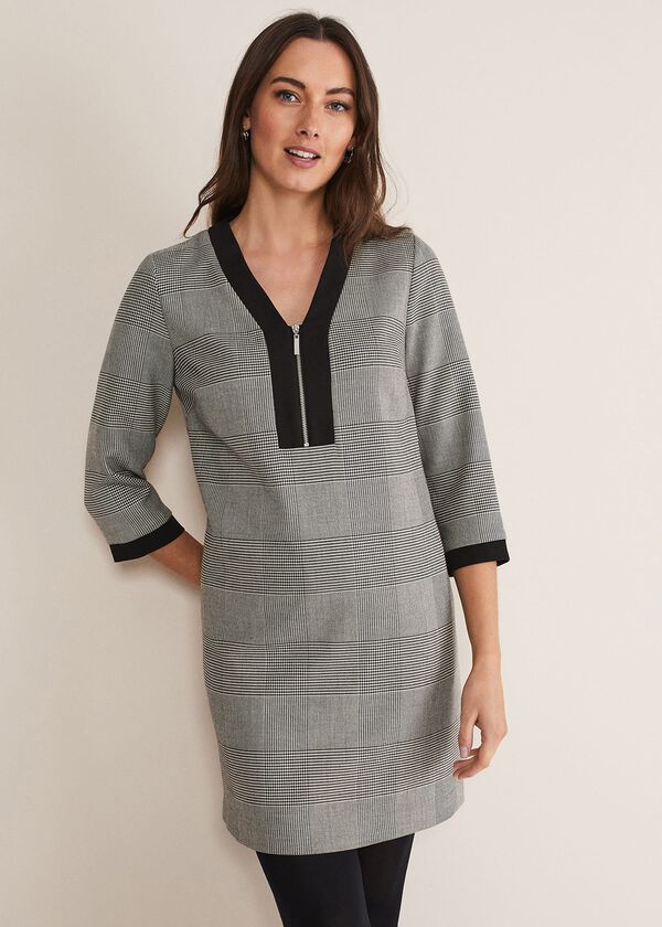 phase eight Soraya Check Midi Dress