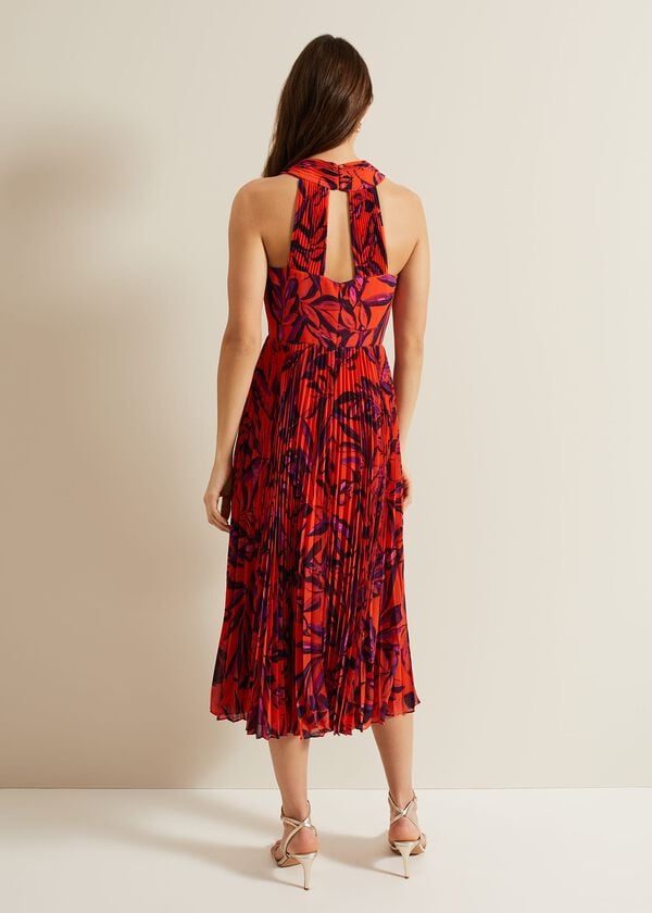 Phase Eight Sorella Pleated Midi Dress