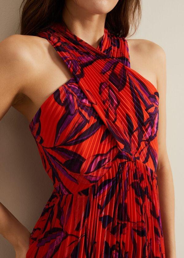 Phase Eight Sorella Pleated Midi Dress