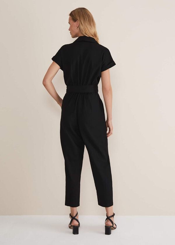 Phase Eight Spencer Linen Wide Leg Jumpsuit