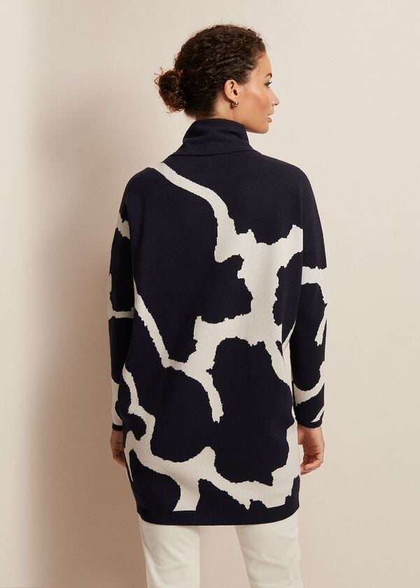 Phase Eight Stefani Animal Print Tunic Mini Dress