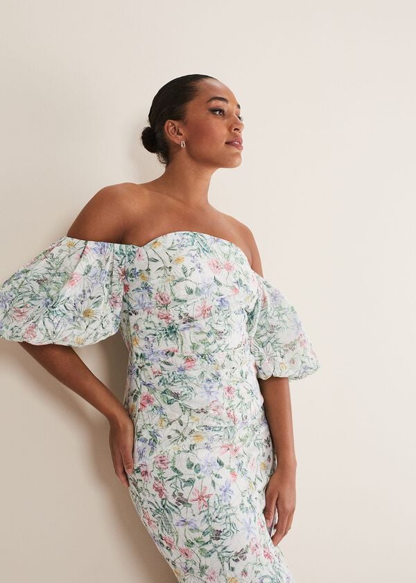 Phase Eight Stevie Floral Bodycon Midi Dress