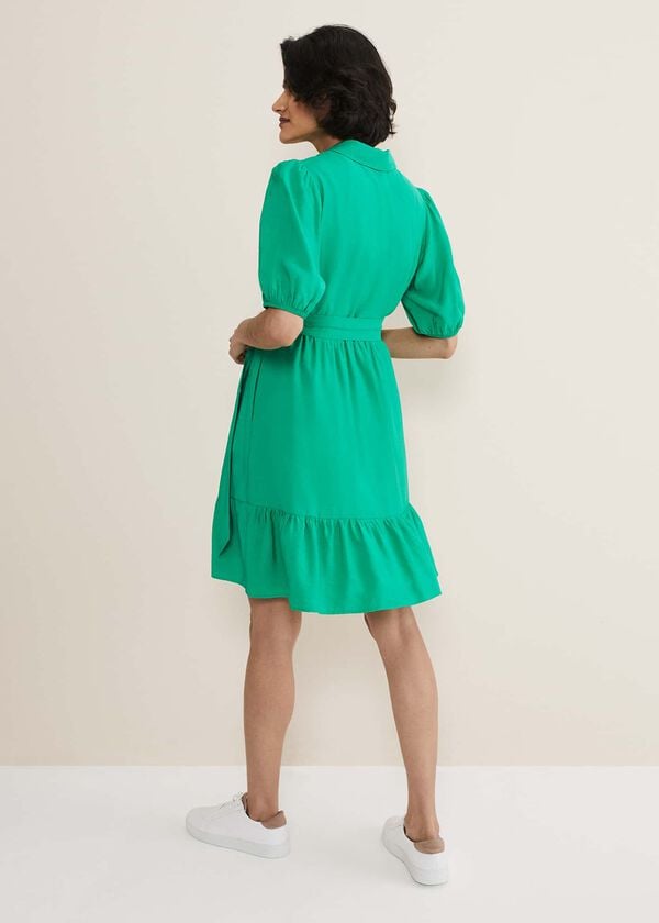 Phase Eight Sue Green Swing Mini Dress