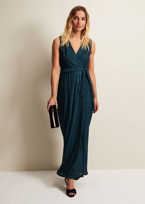 Phase Eight Suhanna Pleated Maxi Dress
