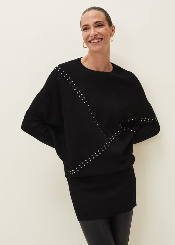 Phase Eight Susanne Studded Jumper Dress