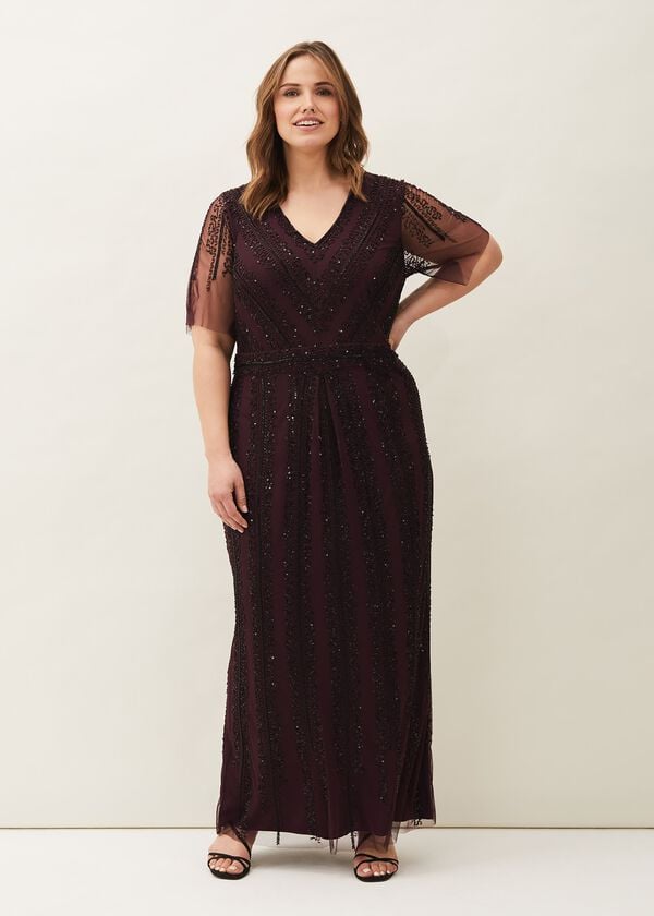 Phase Eight Suzie Beaded Maxi Dress
