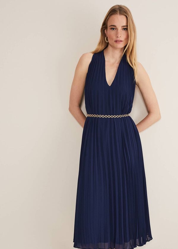 Phase Eight Tabitha Pleated Midi Dress