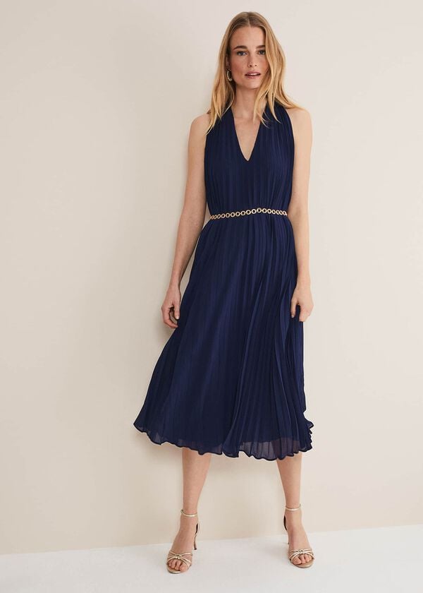 phase eight Tabitha Pleated Midi Dress