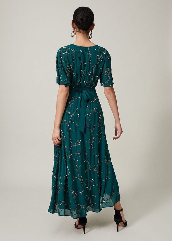 Phase Eight Talia Beaded Midaxi Dress