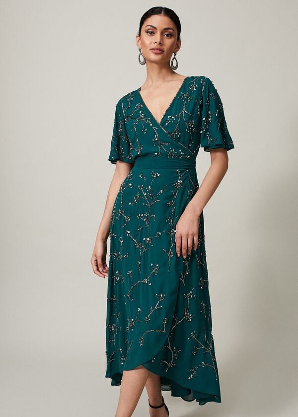 Phase Eight Talia Beaded Midaxi Dress