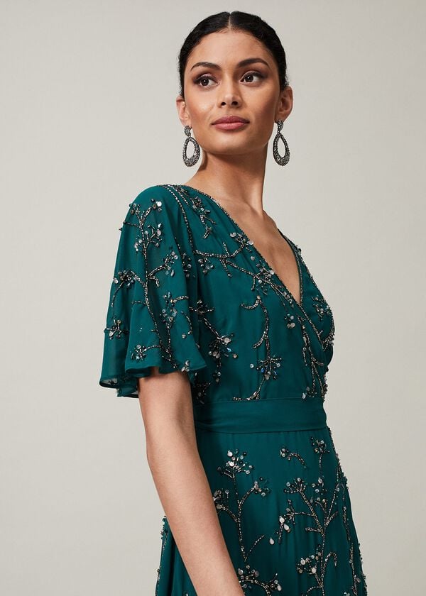 Phase Eight Talia Beaded Midaxi Dress