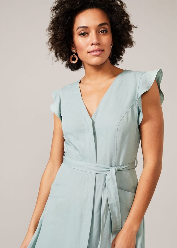 Phase Eight Tallie Linen Blend Dress