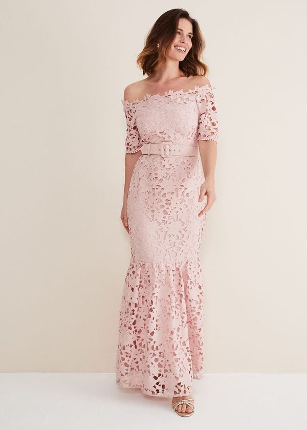 phase eight Tallulla Lace Bardot Maxi Dress