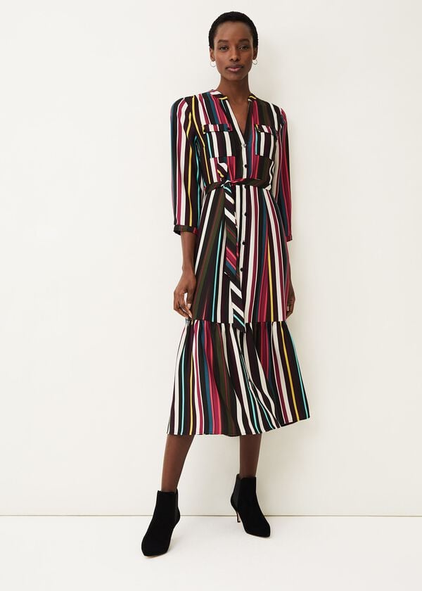Phase Eight Tania Stripe Shirt Dress