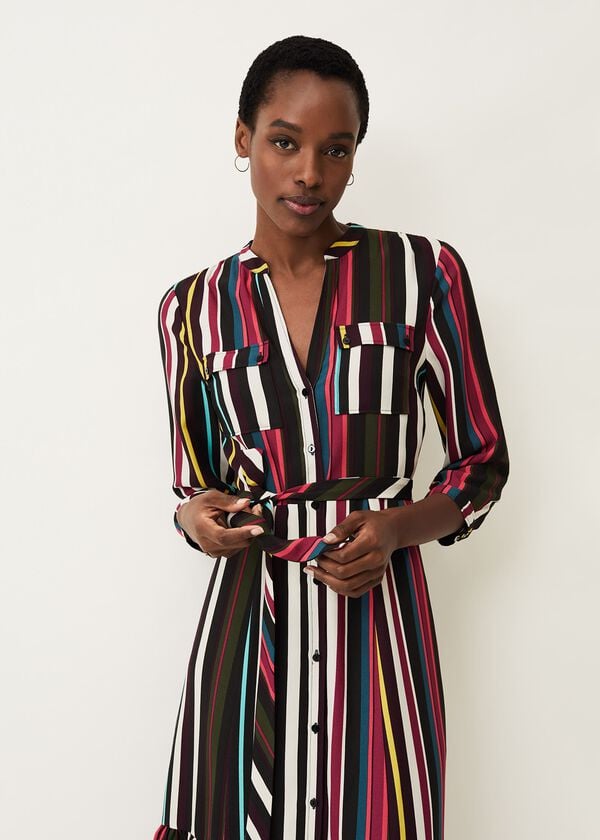 Phase Eight Tania Stripe Shirt Dress