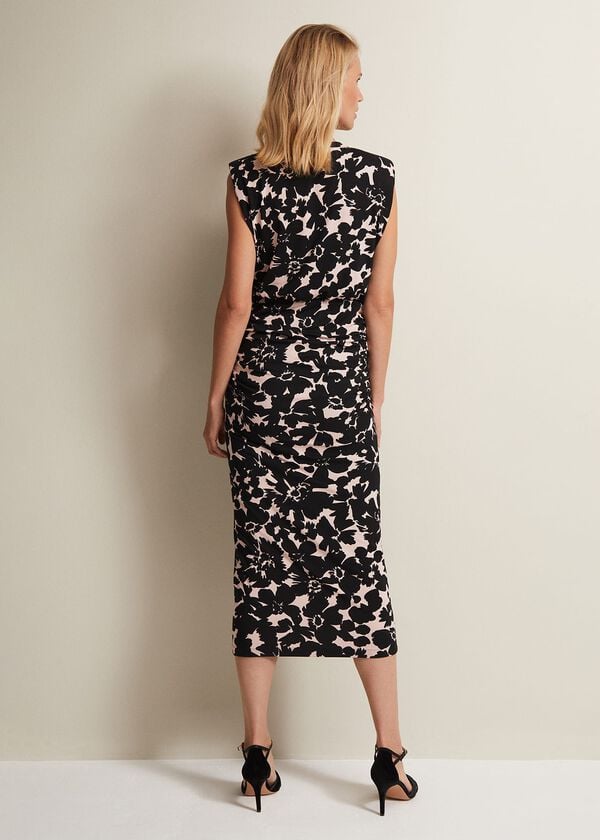 Phase Eight Taylor Floral Jersey Midi Dress