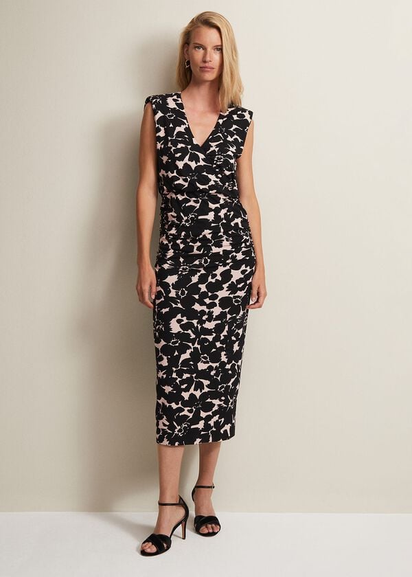 phase eight Taylor Floral Jersey Midi Dress