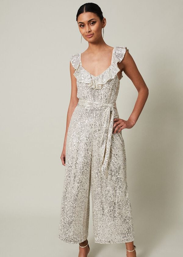 Phase Eight Tazanna Sequin Wide Leg Jumpsuit