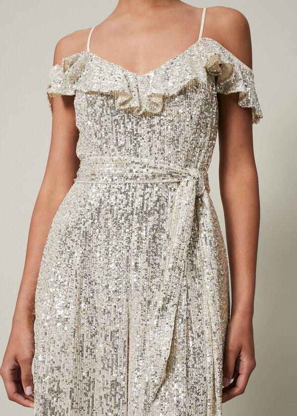 Phase Eight Tazanna Sequin Wide Leg Jumpsuit