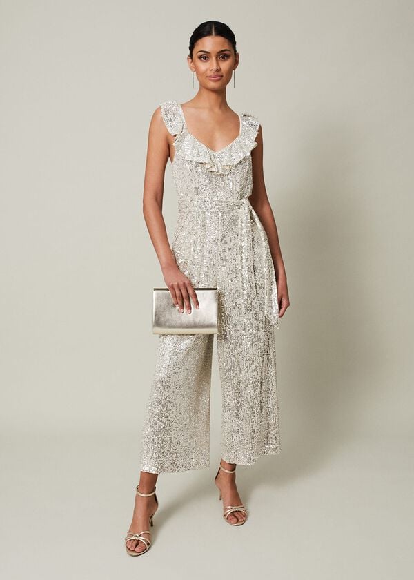 phase eight Tazanna Sequin Wide Leg Jumpsuit