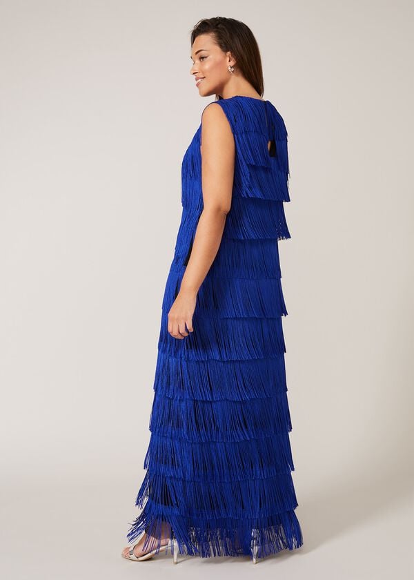 Phase Eight Tessa Fringe Maxi Dress