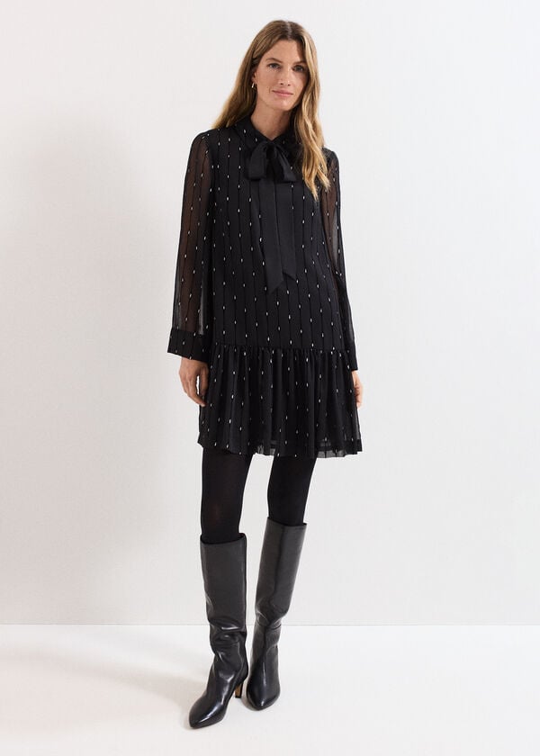 Phase Eight Tessa Glitter Dress