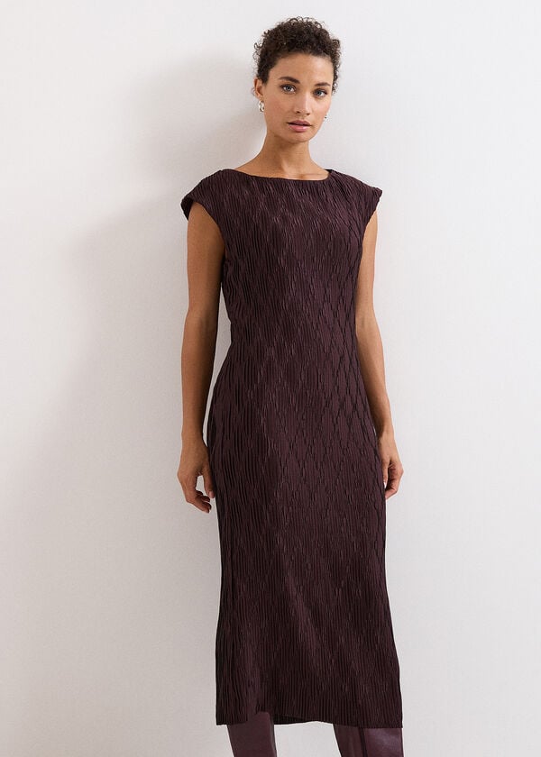 Phase Eight Textured Midi Dress