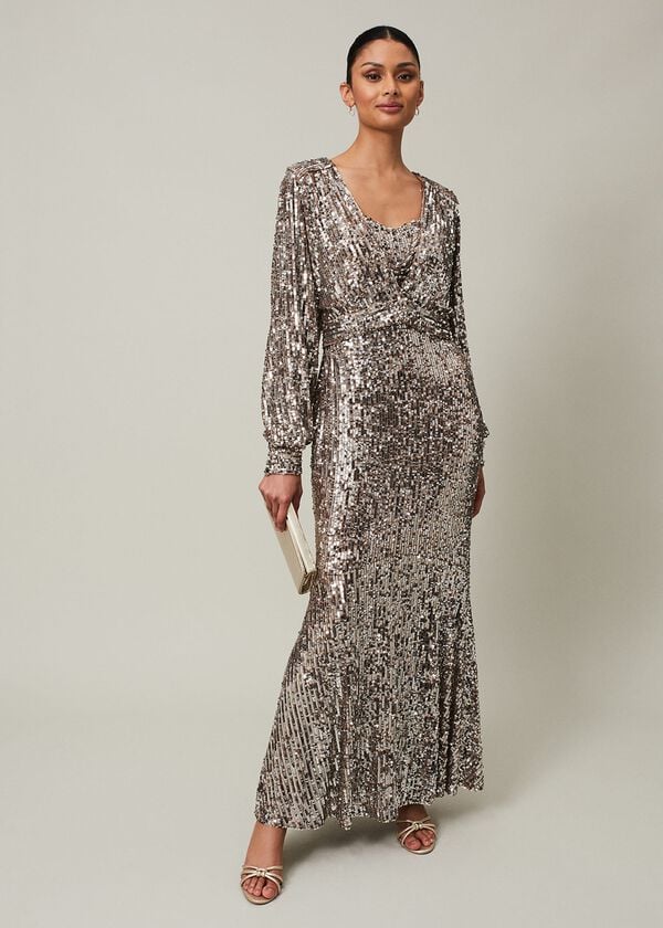 phase eight Thalia Sequin Maxi Dress