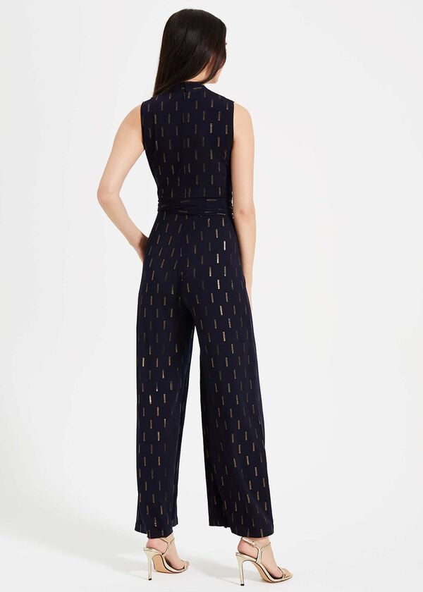 Phase Eight Tia Foil Print Jumpsuit