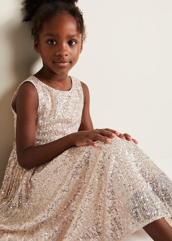 Phase Eight Tiana Sequin Pleat Dress