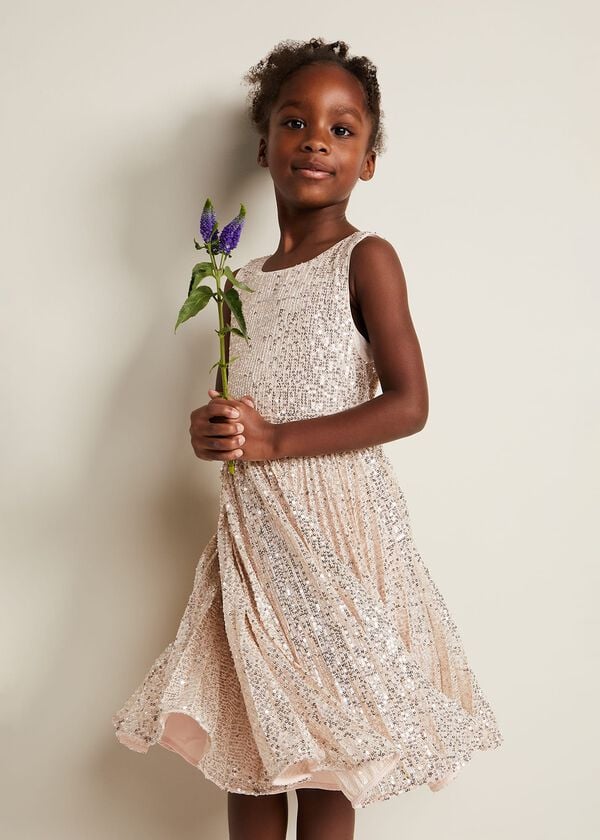 phase eight Tiana Sequin Pleat Dress