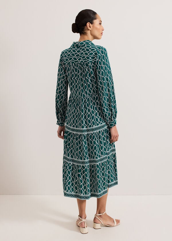 Phase Eight Tiered Midi Dress