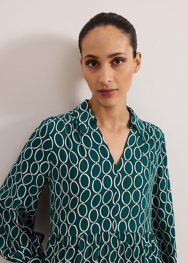 Phase Eight Tiered Midi Dress